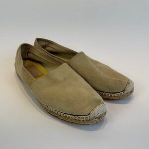 Loro Piana Cream Espadrilles, EU 40